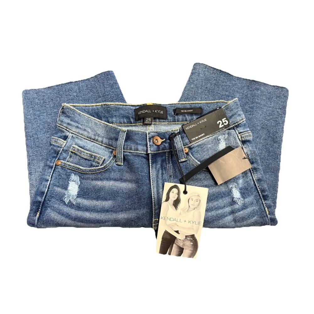 Kendall and Kylie The Bu Short Size 25 Denim Jorts Women's - Picture 5 of 9